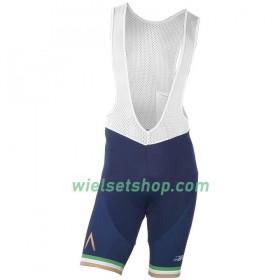 Fietsbroek Kort met Bretels 2018-2019 Aqua Blue Sport Iers kampioenschap